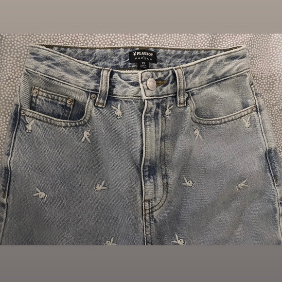 Light blue Pacsun playboy jeans size 25 (brand new) - Picture 2 of 5